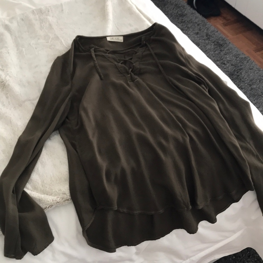 BELLA DAHL TIE UP LONG SLEEVE